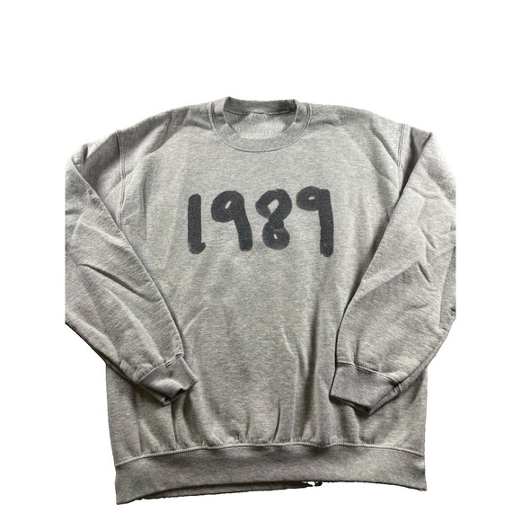 Taylor Swift Tops - Taylor Swift 1989 (Taylor's Version) Gray Exclusive Crewneck Sz Medium READ